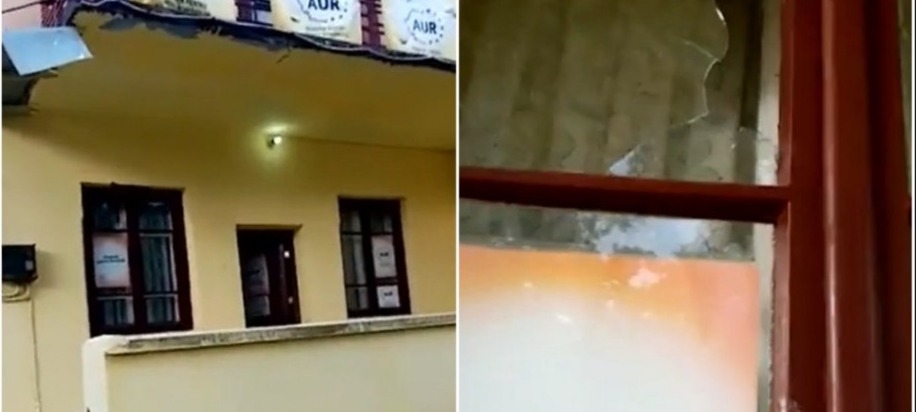 sediu AUR vandalizat