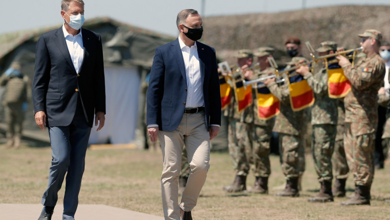 Președintele Iohannis și președintele polonez