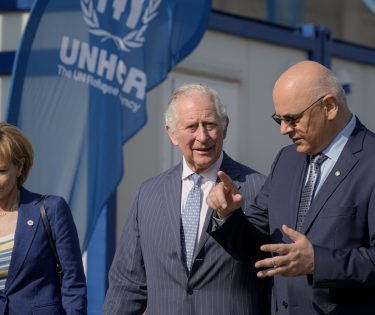 Prințul Charles s-a întâlnit cu refugiații ucraineni de la Romexpo